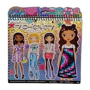 Fashion Angels Fashionista Sketch Set Design Portfolio Full Size Sketch Book